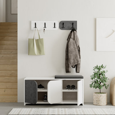8 Pair Shoe Storage Cabinet