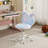 Children's Swivel Chair With Cute Rabbit Backrest, Adjustable Height 5 Caster Activity Chair, Study Chair For Bedroom And Study Desk-1662352362
