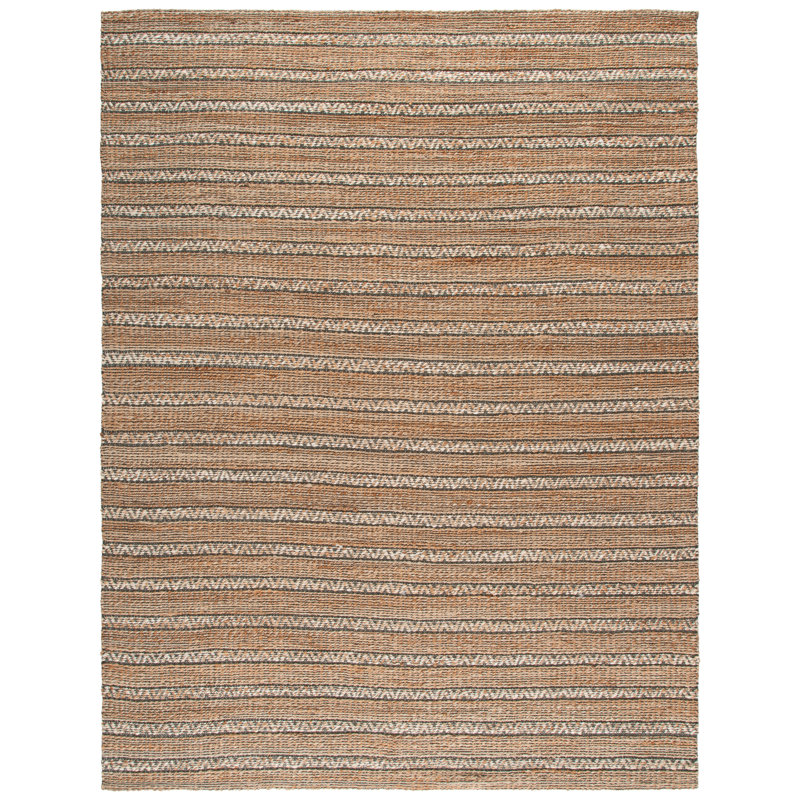 Abdelilah Geometric Flatweave Olive/Natural Area Rug, Rectangle 8' x 10'