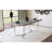 Savona Grey Faux Marble Rectangular Dining Table