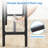 2 - Person Metal Patio Dining Set with Rectangular Table , Cushions Included-2072893128-2059788770