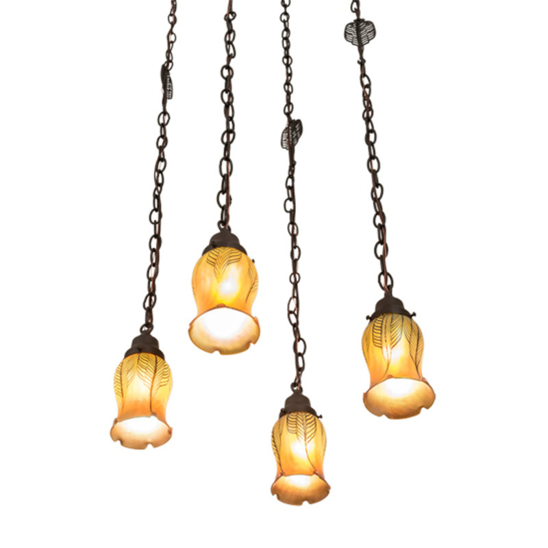 Luminaire suspendu 4 lumières Nordquist