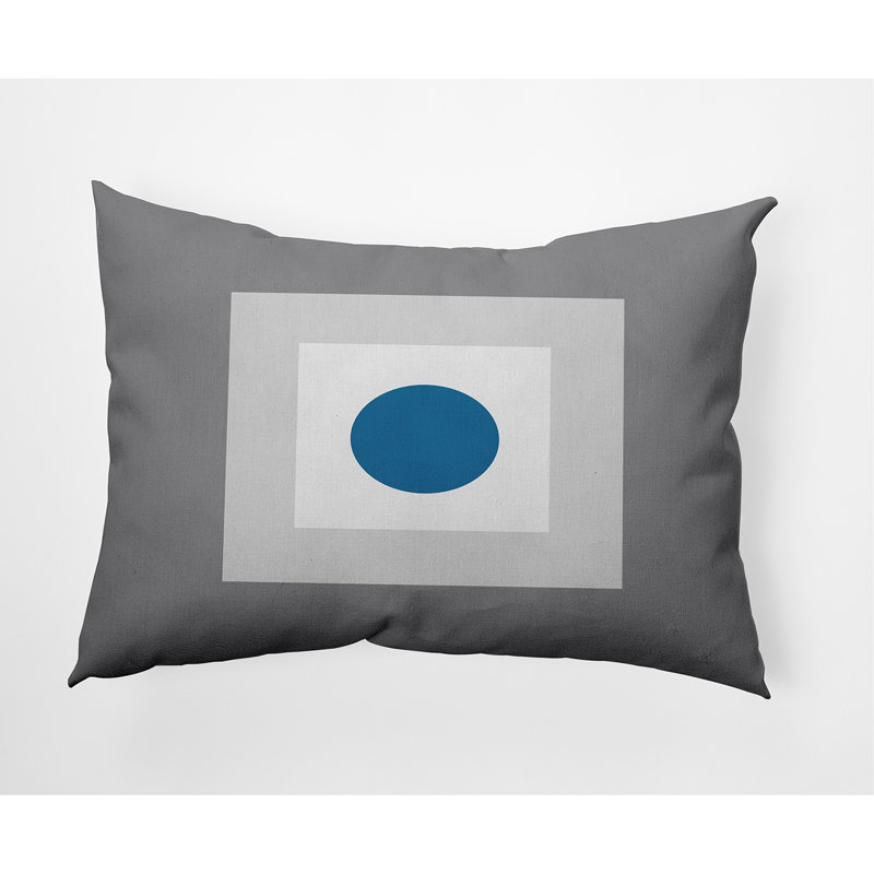 Geometric Outdoor Reversible Throw Pillow