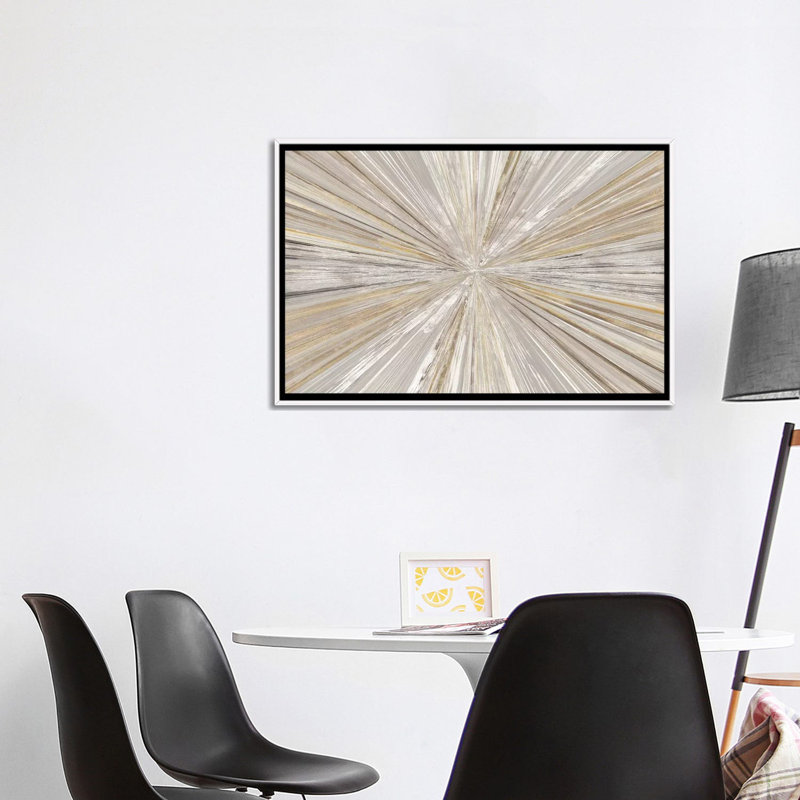« scintillation light i » par tom reeves-print, H 40 po x l 60 po, Toile avec cadre photo, White