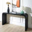 Console en bois, table d'entrée de 59 po, table de style cascade courbée, console avec perles en bois, table d'entrée pour vestibule, couloir, salon, vestibule, couloir, bureau