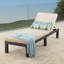 Chaise longue avec coussin