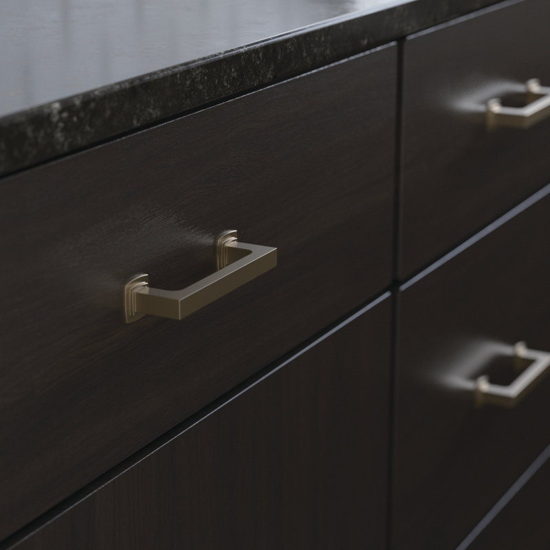 Parow 3 3/4" Center Bar Pull Multipack, Champagne Bronze, 3 3/4" Center to Center