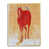 Toile avec cadre flottant or