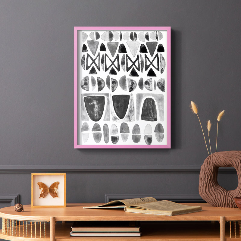 «Gray Arches II», reproduction encadrée de qualité supérieure - prête à être accrochée, Pas de tapis, H 20 po x l 16 po
