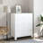 Dickerson vidaXL Metal Storage Cabinet with 4 Drawers & Name Tag Holders-953016727