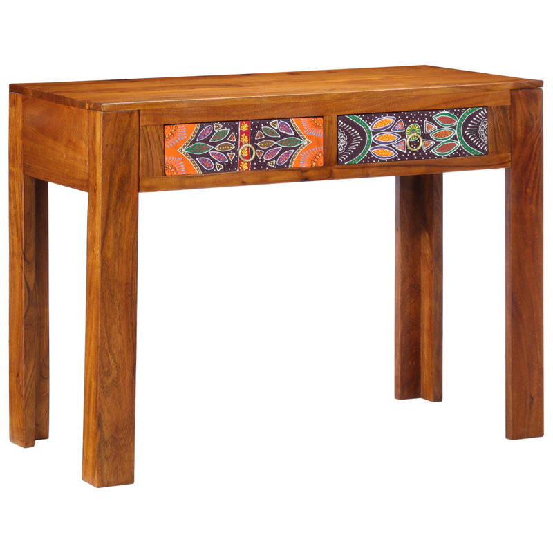 Vidaxl Desk 100X50x75 Cm Solid Wood Acacia