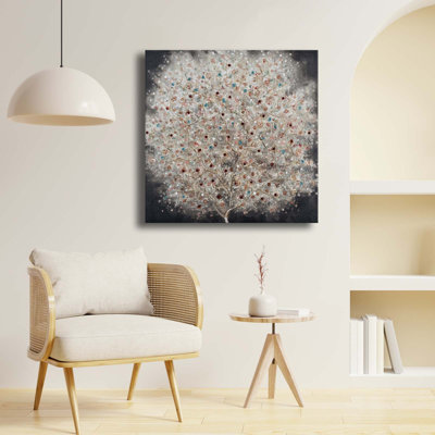 «Metallic Jewel Tree», art mural sur toile