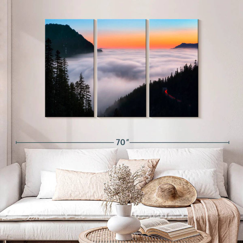 Alvord Mount Rainier Getaway, 32" H x 50" W