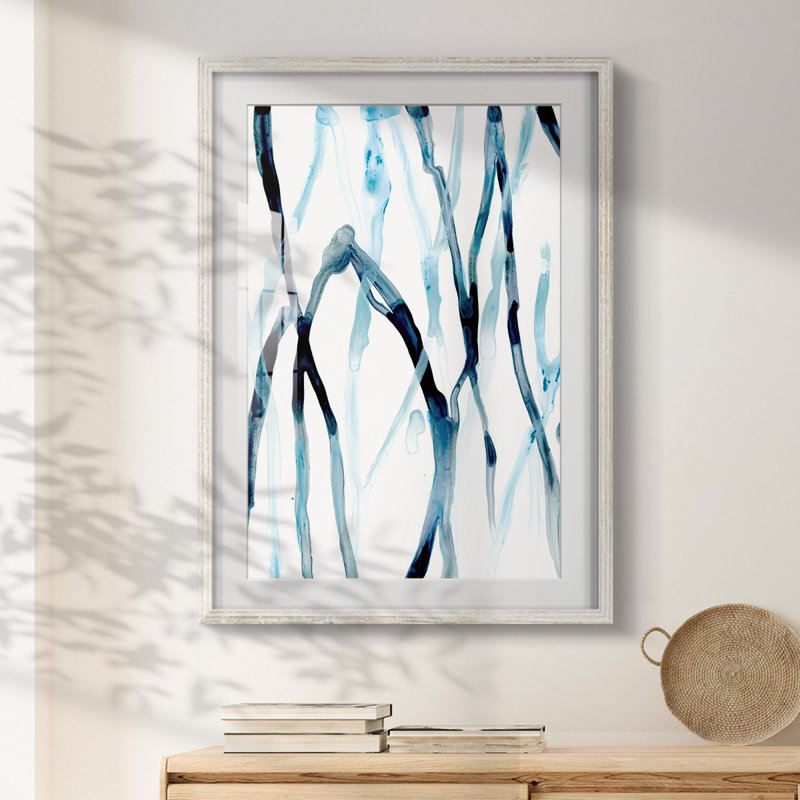 «RunnelI», reproduction encadrée, H 19,5 po x l 16,5 po, Blanc