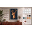 Deer Profile Geometric - Wrapped Canvas-1780557635-1780557637