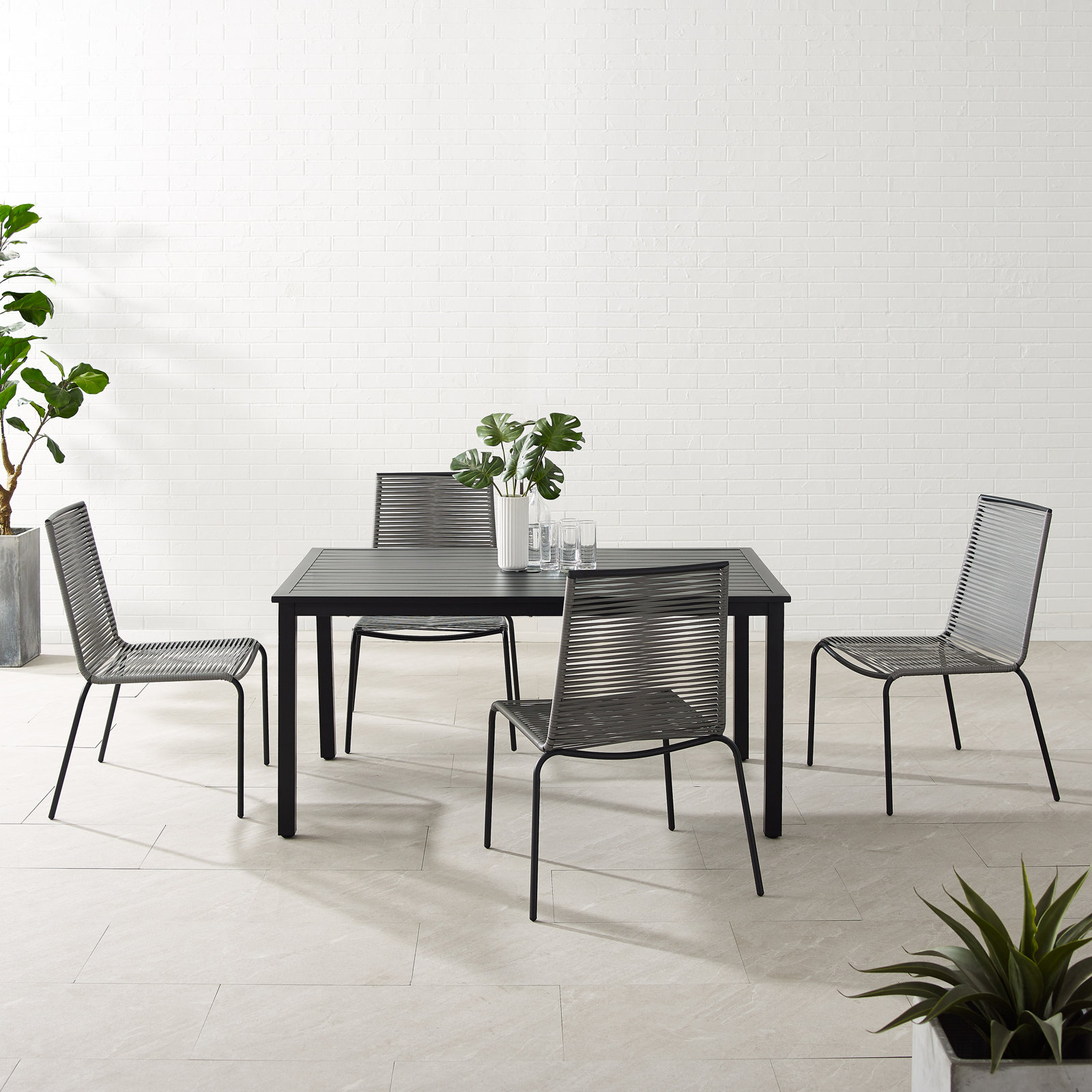 60" Patio Dining Set