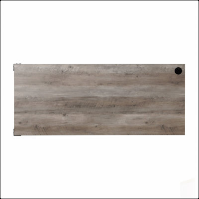 L-Shape Writing Desk with Cabinet, Ample Space and Rustic Charm for Modern Home Offices