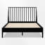 Lit plateforme en bois Mid-Century-1303918980-1303918984