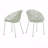 Set Of 2 Outdoor Patio Dining Chair-1940396545