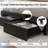 Galaxy Aurora Bed Frame with 2 Storage Drawers and Diamond Tufted Upholstered Storage Headboard-335020438-335020435