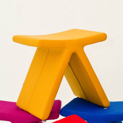 PI Steel Accent Stool