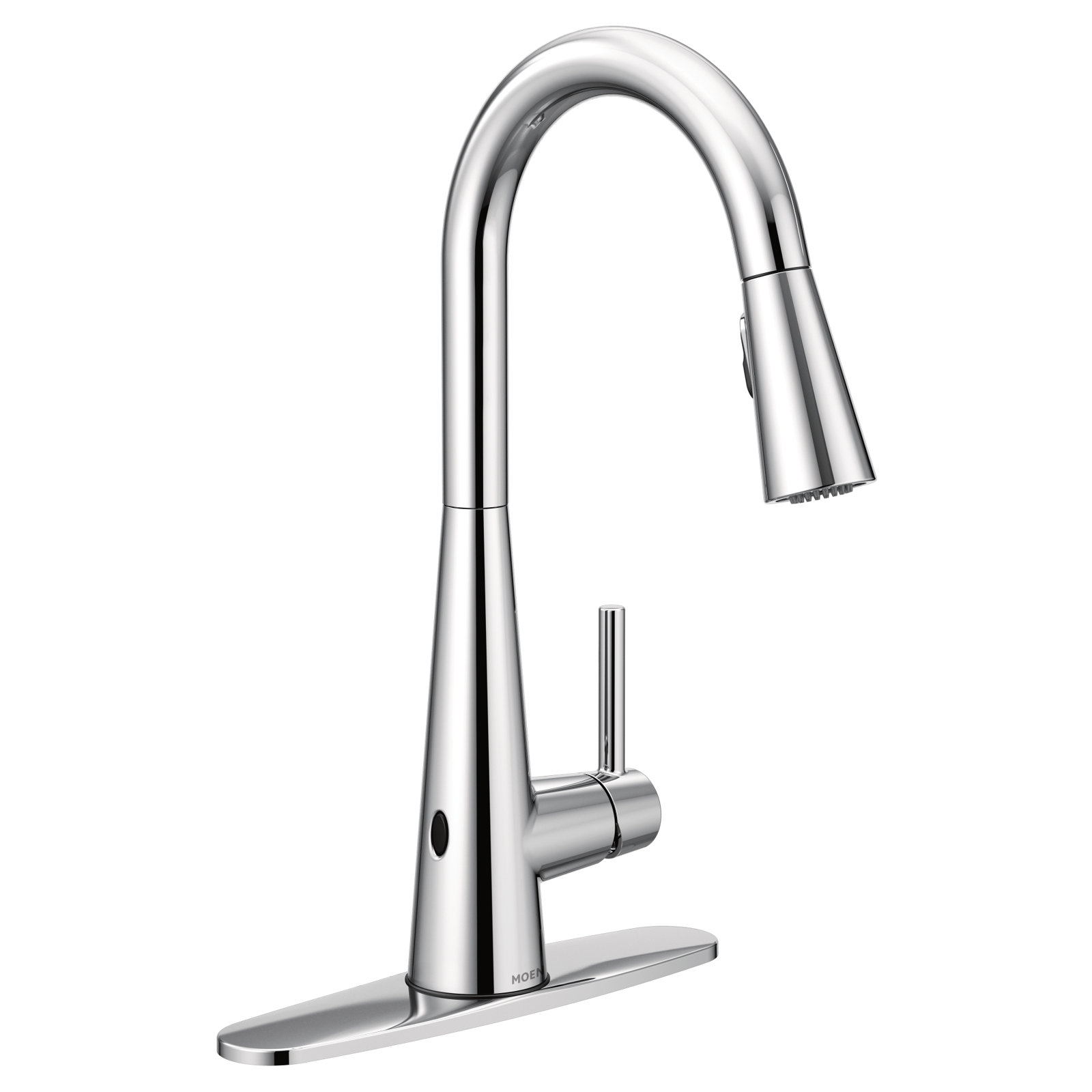 Moen Sleek MotionSense Wave Single Handle Pulldown Kitchen Faucet with Power Clean Technology, Chrome
