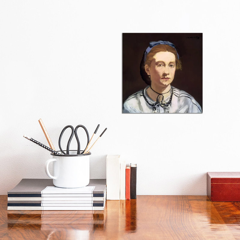Victorine Meurent by Edouard Manet - Wrapped Canvas Gallery-Wrapped Canvas Giclée, 30.48 cm H x 30.48 cm W