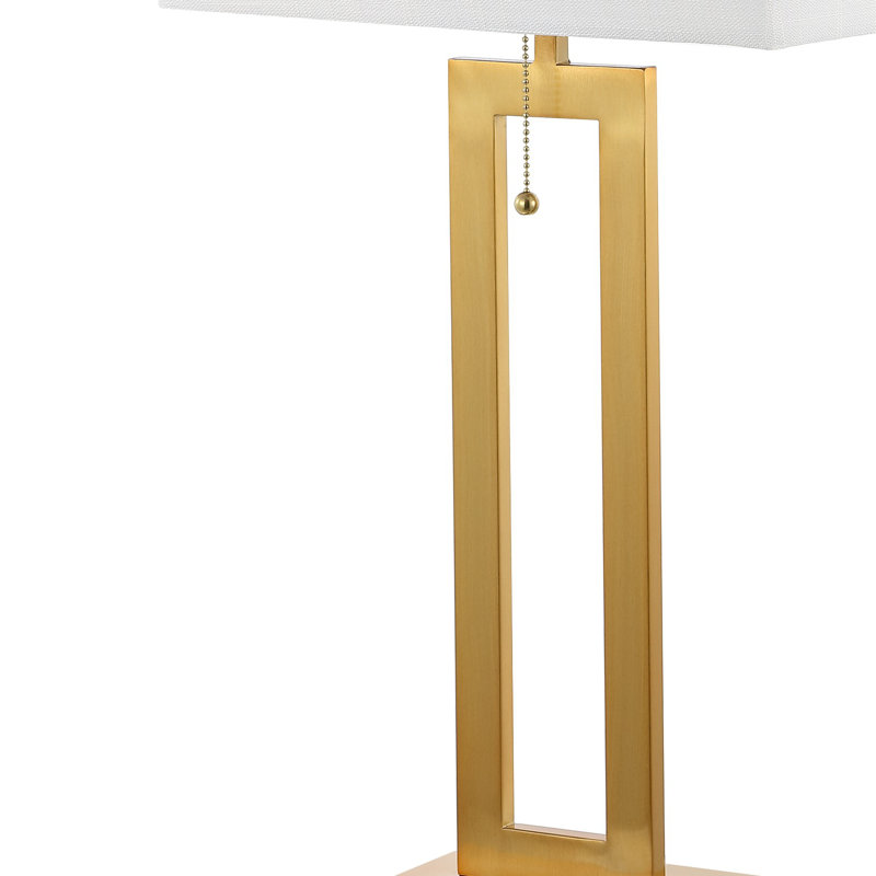 Arthuree Metal USB Table Lamp, Brass Gold