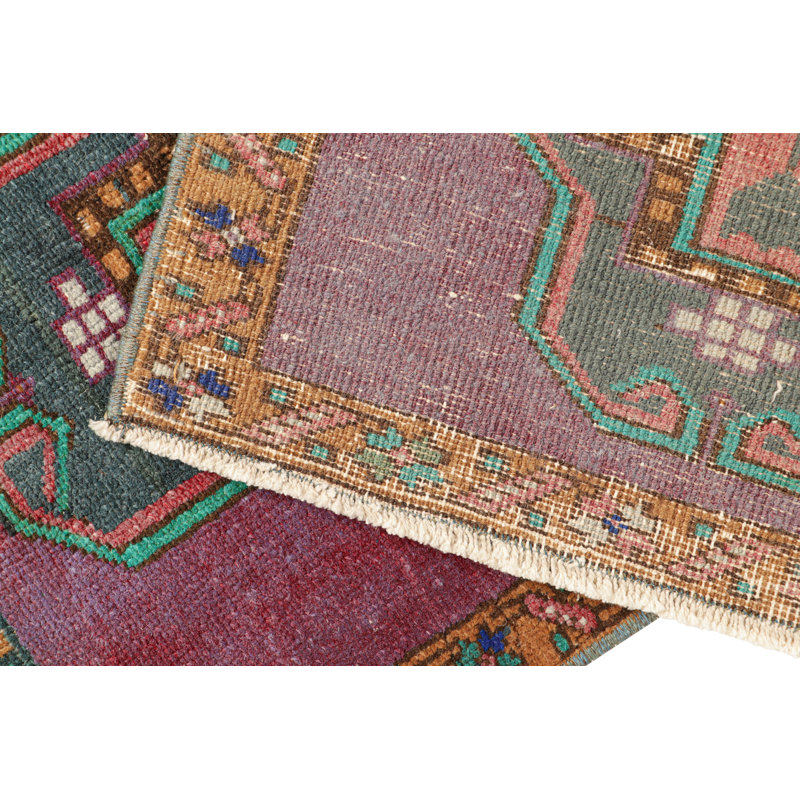 One-of-a-Kind 1'8" X 3'1" Hand Knotted Area Rug