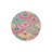 Pink Tones Disk Patterned Modern Decorative Machine Washable Rug-676934439