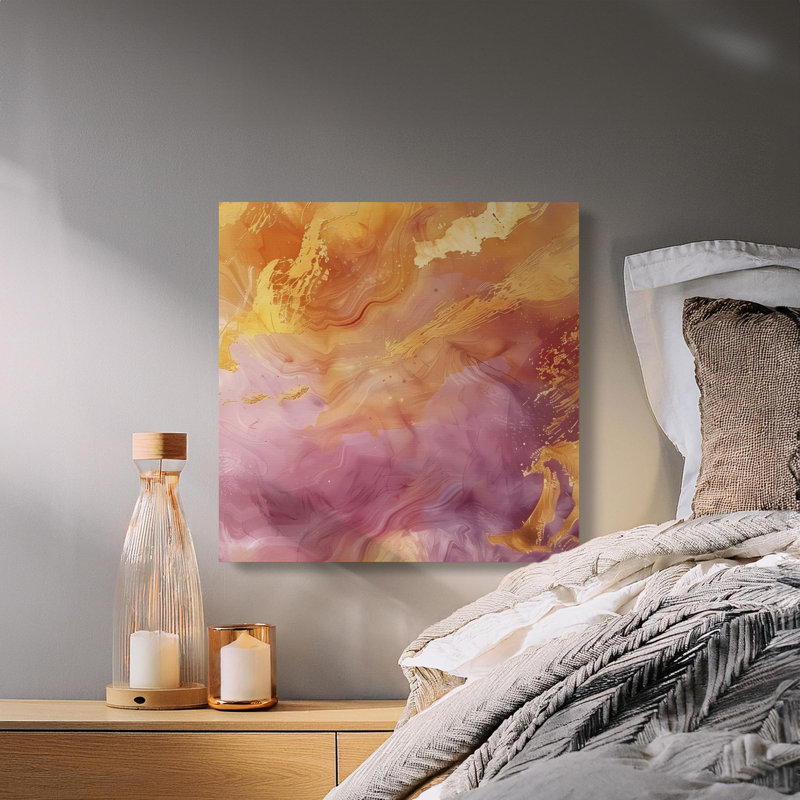 Akur No Frame Print on Canvas, 25.4 cm H  x 25.4 cm W
