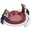 10 watts à DEL, coupe-feu à fil plat, 4 pouces, fil direct, coupe-feu, forme ronde, finition blanche, sélectionnable, 120-277 volts, intensité variable, 0-10V