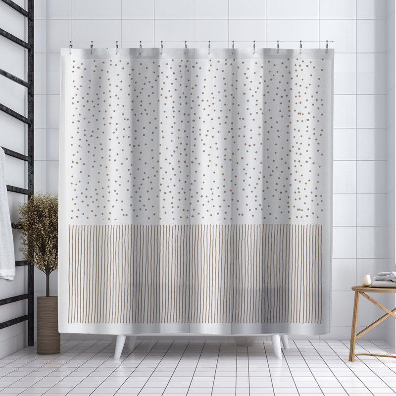Coco Shower Curtain, Beige