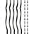 32.25" x 1" x 0.1" Staircase Baluster With Screws, Iron Deck Railing For Wood And Composite Deck.