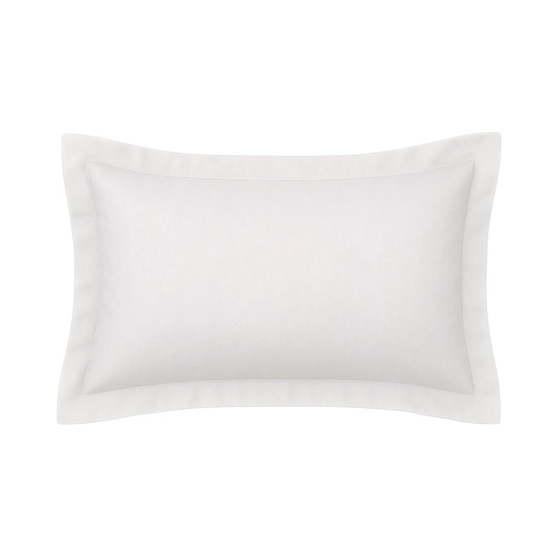 Organic Cotton Rose Quartz Sham, White