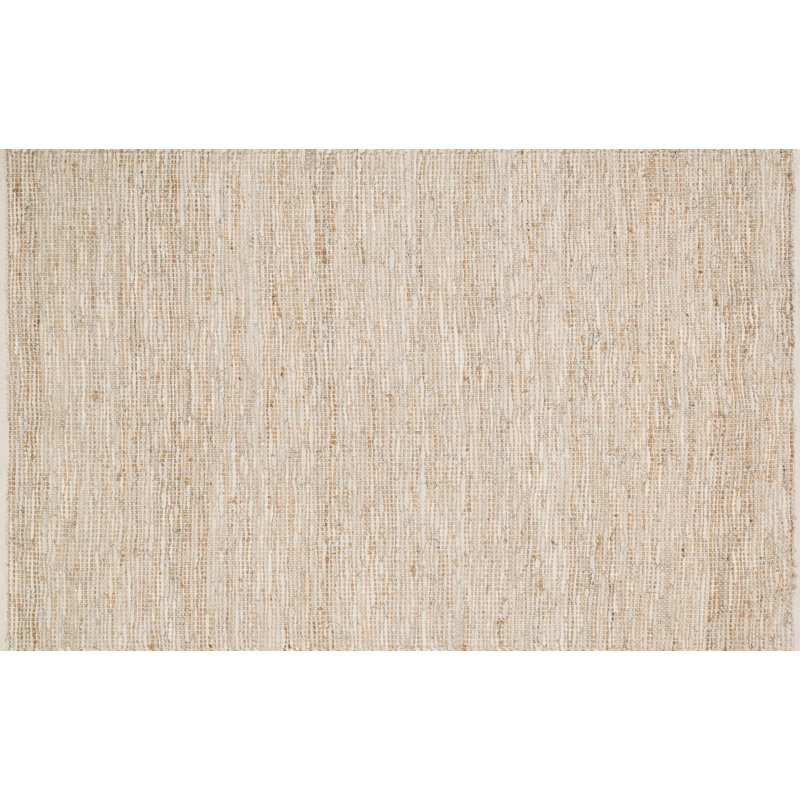Tapis ivoire noué à la main Kirkley, Rectangle 7 pi 9 po x 9 pi 9 po