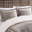 Vers l'édredon double / grand - comprend 2 taies décoratives et 1 coussin décoratif, lavable à la machine, abat-jour gris lavable à la machine,-132971561-132971563