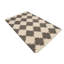 Tapis moderne touffeté à la main à motif de treillis Jasias 5 pi x 8 pi multicolore