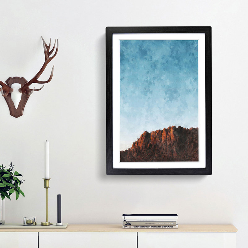 Joshua Tree National Park - Framed Print, Black Framed, 45cm H x 33cm W x 2cm D