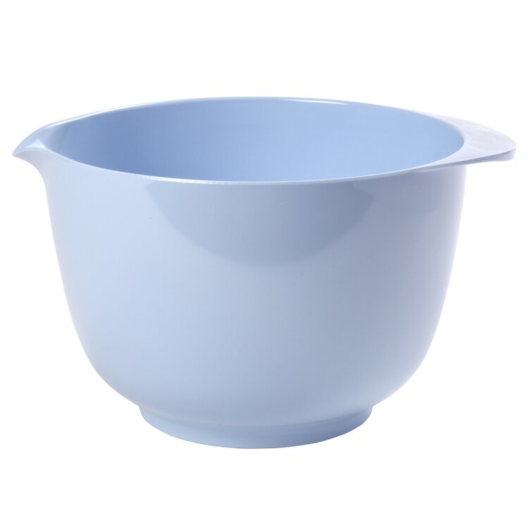  Oggi Melamine Mixing Bowls w/Pour Spout - 3 pc Set, White:  Melamine Mixing Bowls: Home & Kitchen