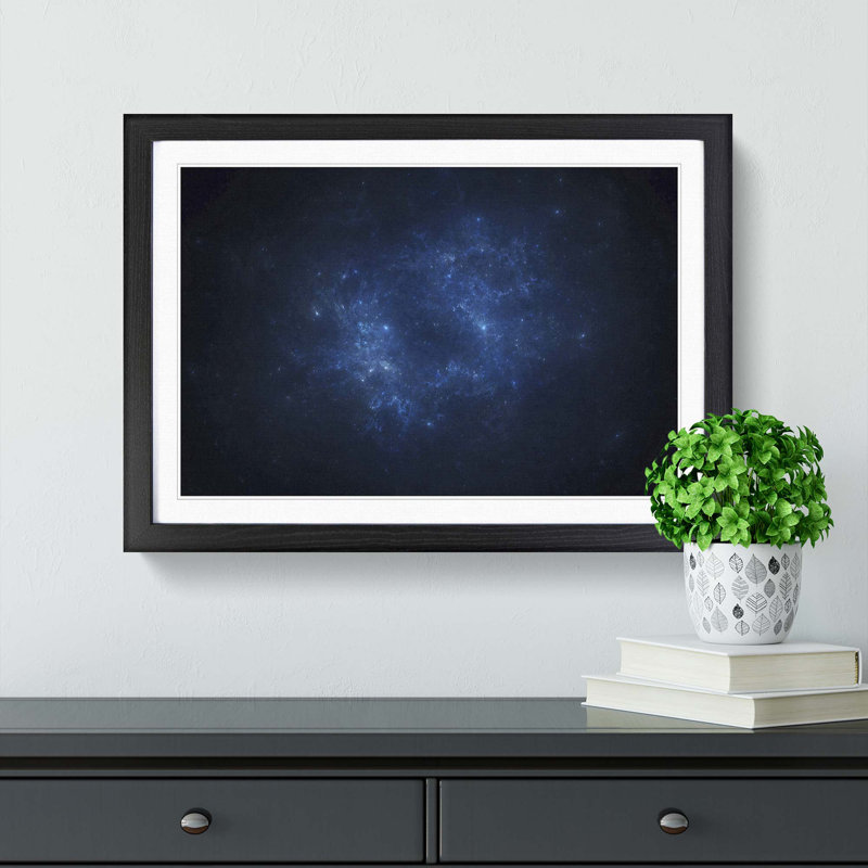 Out of Space Vol.27 in Abstract - Picture Frame Graphic Art Print, Black Framed, 48cm H x 65cm W x 2cm D