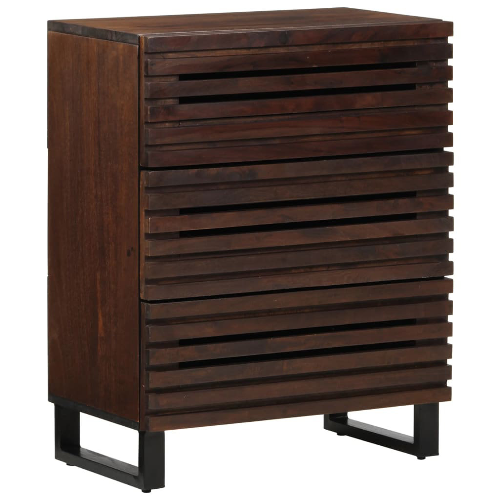 Vidaxl Sideboard 2 Stk. 60X34x75 Cm Massivholz Mango