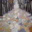 Pathway, peinture sur toile tendue