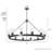 Hartland 12 - Light Wagon Wheel Chandelier-86178526