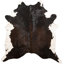 Rug & Kilim’S Extra Large Cowhide Rug In Brown And White Tones