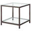 Ensemble de tables basses 2 pièces Nickel