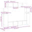 Unfinished Floating Entertainment Centre for TVs up to 88"-1896141870