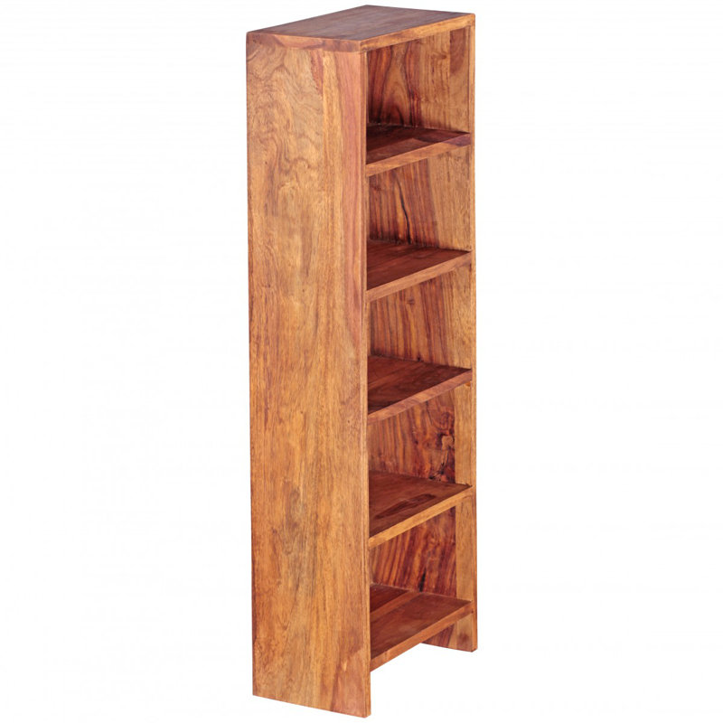 Nahant 90cm H x 30cm W Solid Wood Standard Bookcase, Sheesham