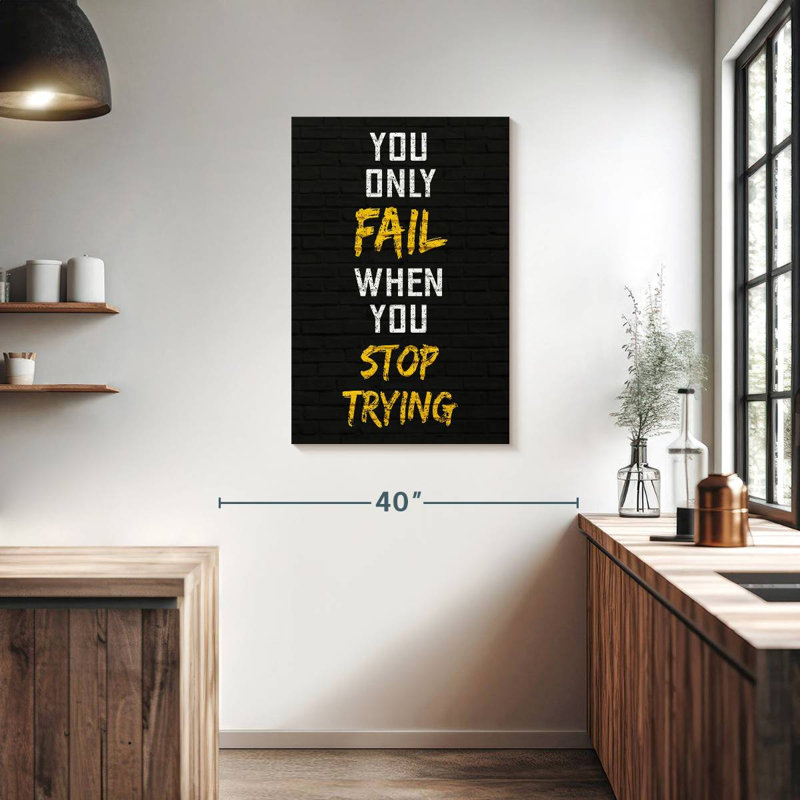 When You Stop Trying, 36" H x 24" W