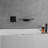 1 Handle Bathroom Waterfall Faucet with Diverter